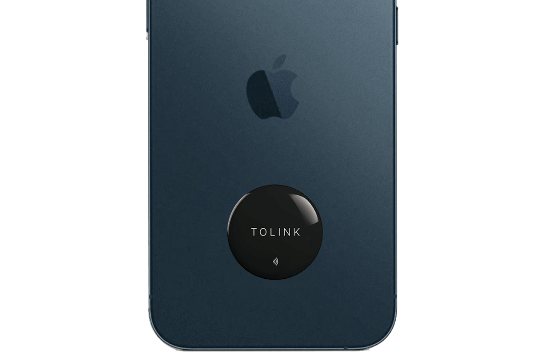 Tolink tag on an iPhone